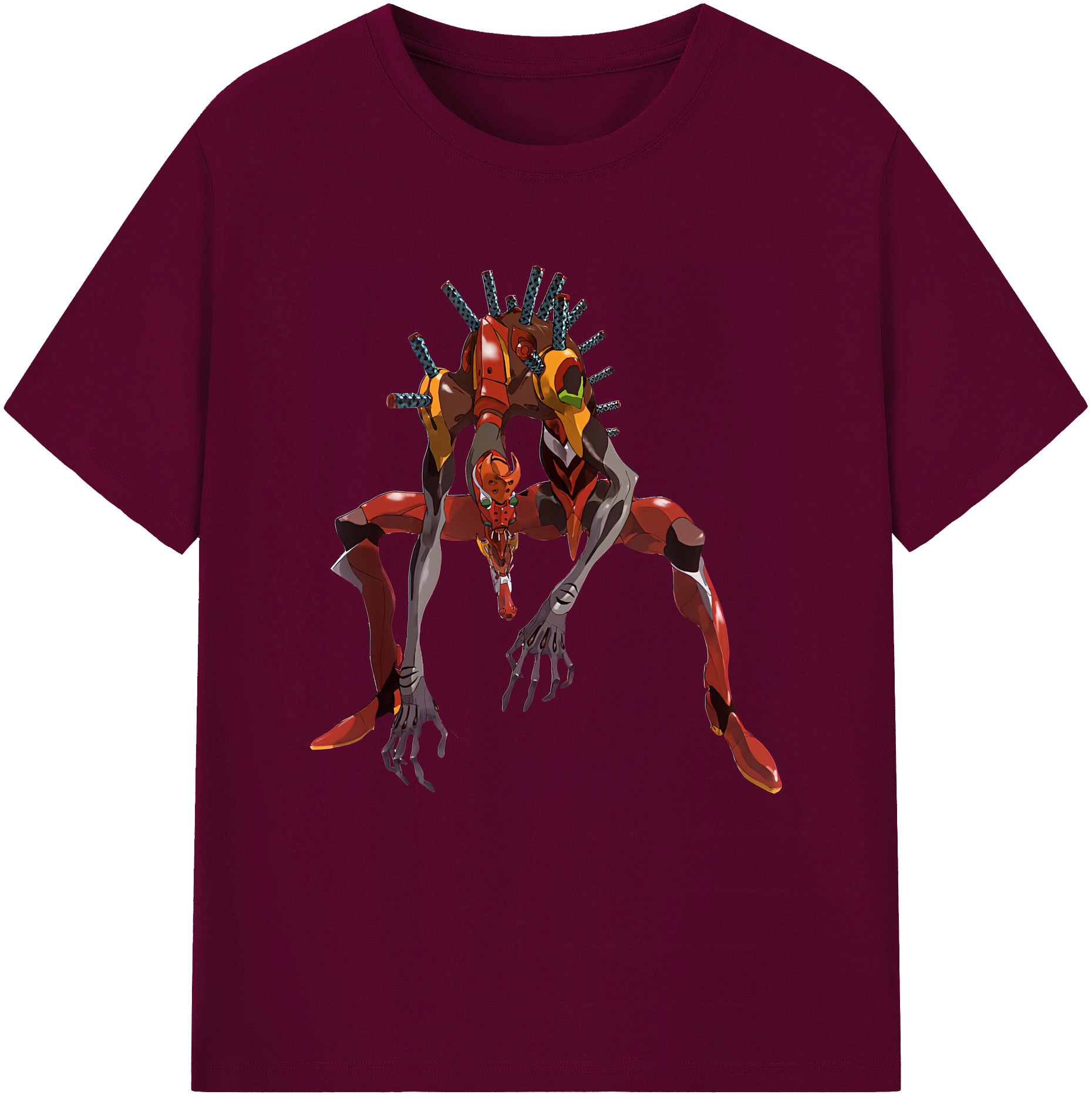 （画像用） EVA 新世紀エヴァンゲリオン レディースカジュアルプリントTシャツ（綿100％）